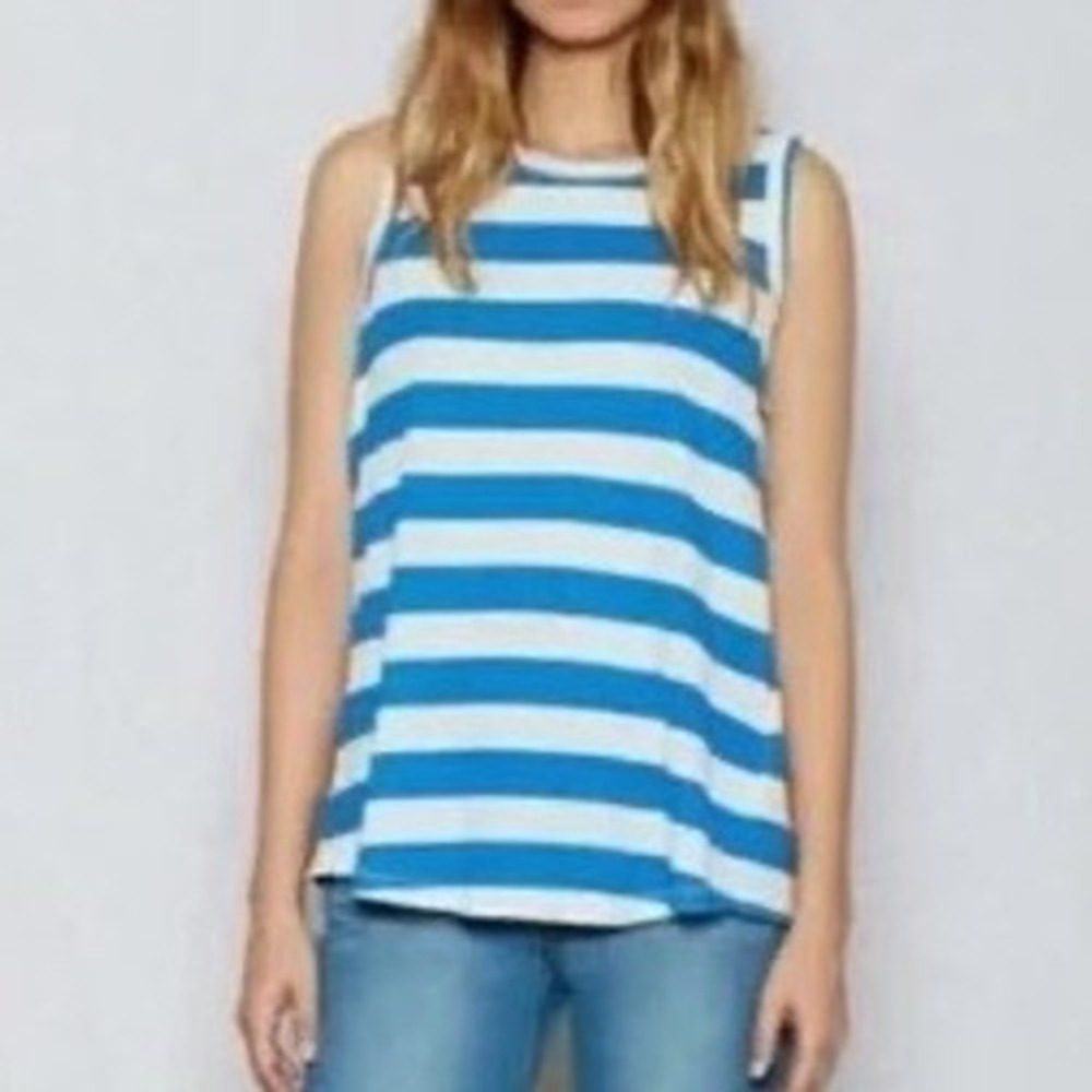 CURRENT/ELLIOTT The Cross Back Muscle Tee NWT - Picture 9 of 10